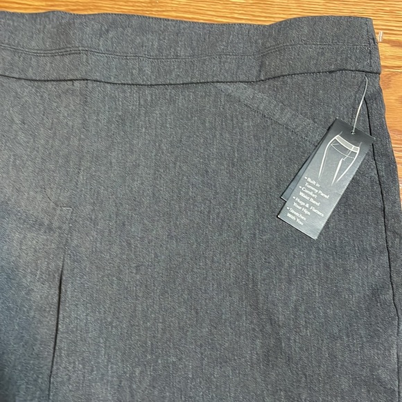 KIM ROGERS STRETCH CHARCOAL PANTS - Picture 4 of 7